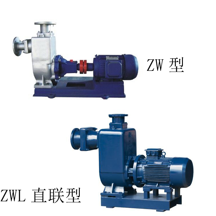 ZW、ZWL自吸式无堵塞排污泵